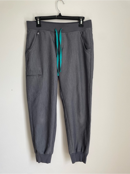 Figs Pants - Figs Women’s Technical Collection Graphite Gray Scrub Jogger Medium Petite